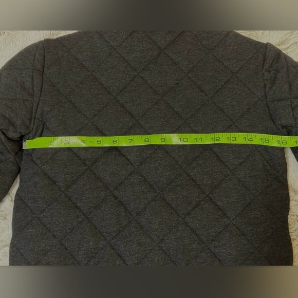 Tommy Bahama Quilted Jacket W/ Flannel lining Size Medium Charcoal Gray NWT - Picture 10 of 11